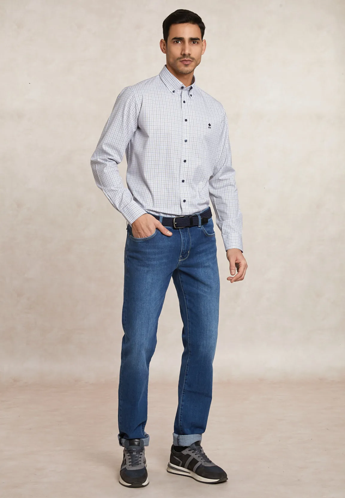 Fashion River Woods Regular fit geruit hemd multi -