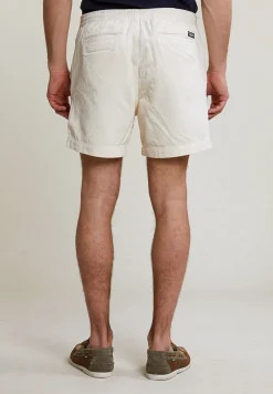 New River Woods Ribfluwelen short écru -