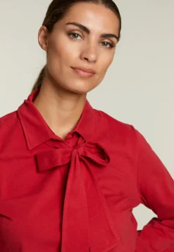 Outlet River Woods Rode T-shirt met strik -