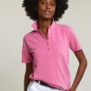 Fashion River Woods Roze basic klassieke polo korte mouwen -