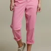 Fashion River Woods Roze broek in katoen -