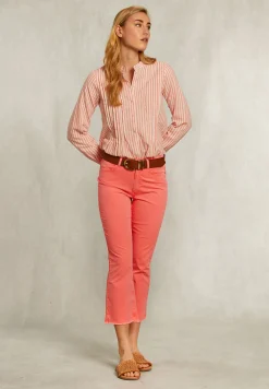 Outlet River Woods Roze cropped flare broek -