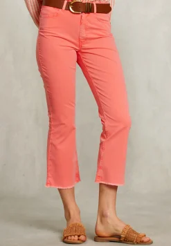 Outlet River Woods Roze cropped flare broek -