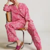 Fashion River Woods Roze fantasiebroek elastische taille -