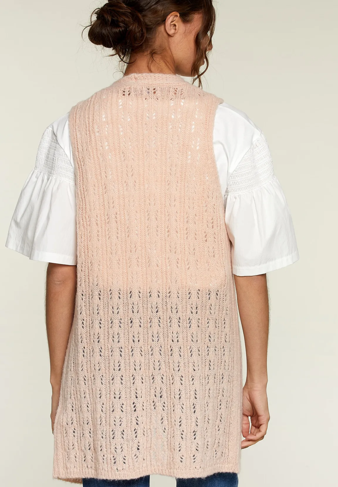 Outlet River Woods Roze gilet zonder mouwen -