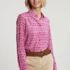 Sale River Woods Roze/beige fantasie blouse lange mouwen -