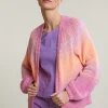 Fashion River Woods Roze/oranje zachte dégradé cardigan -