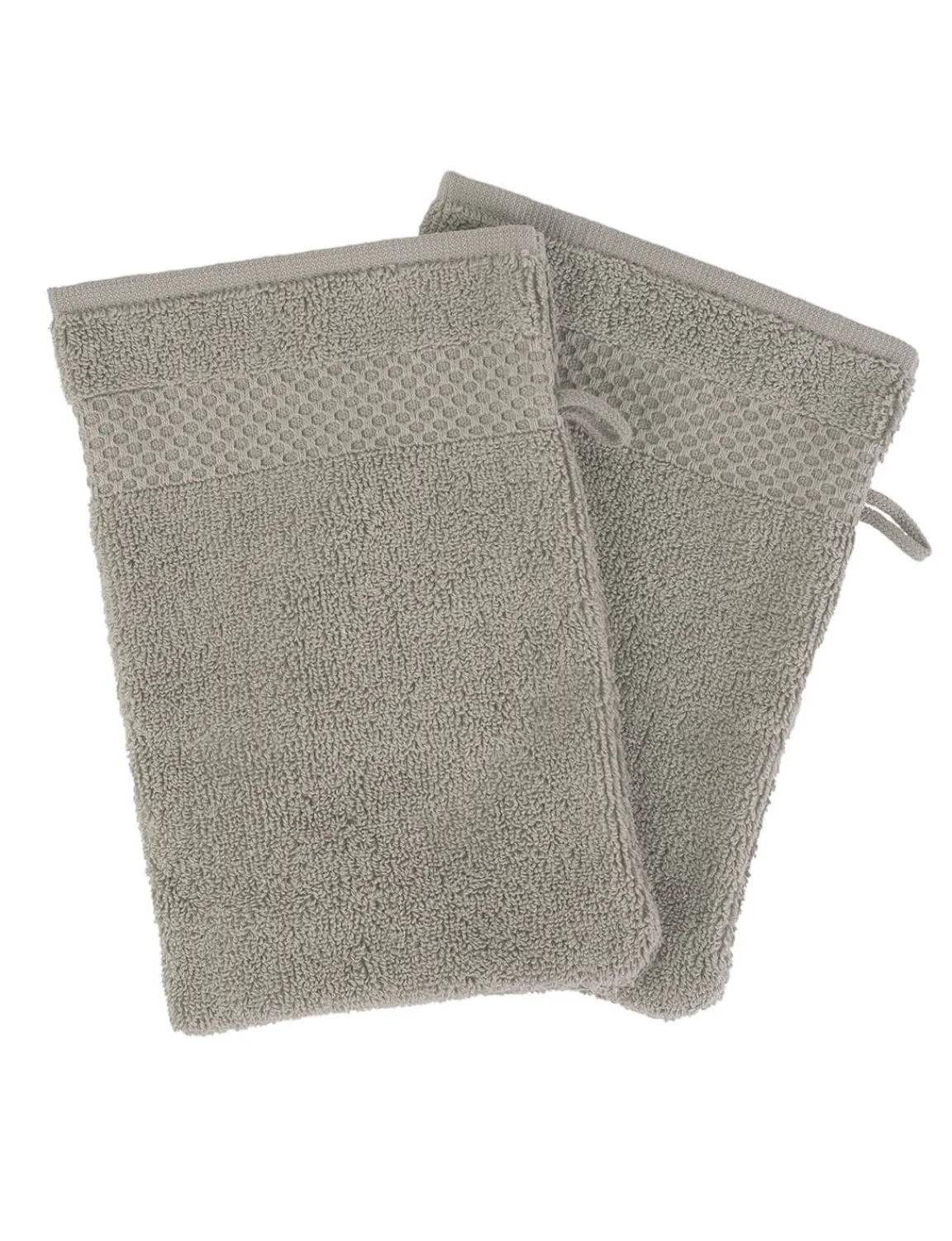 Hot River Woods Set van twee washandjes in beige -