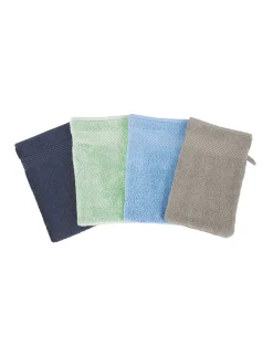 Online River Woods Set van twee washandjes in groen -