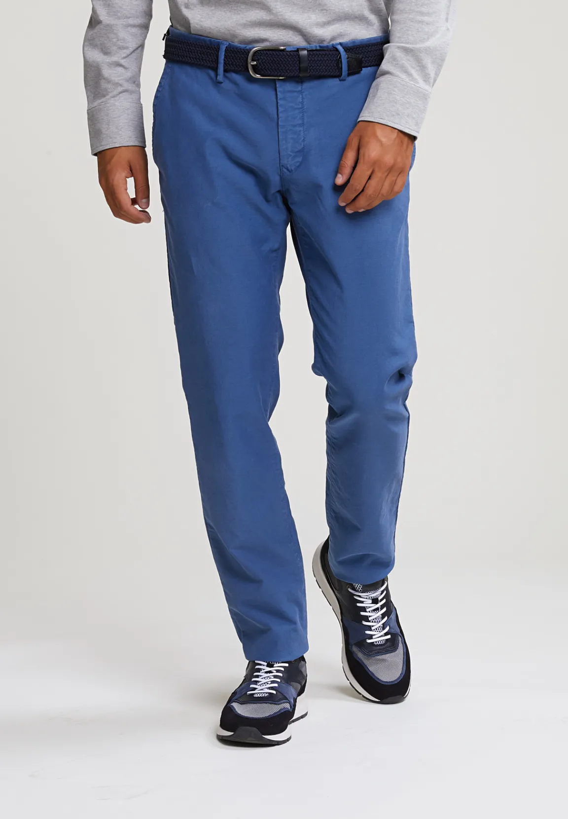 Discount River Woods Slim fit basic chinobroek denim -