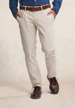 Sale River Woods Slim fit basic chinobroek sand -