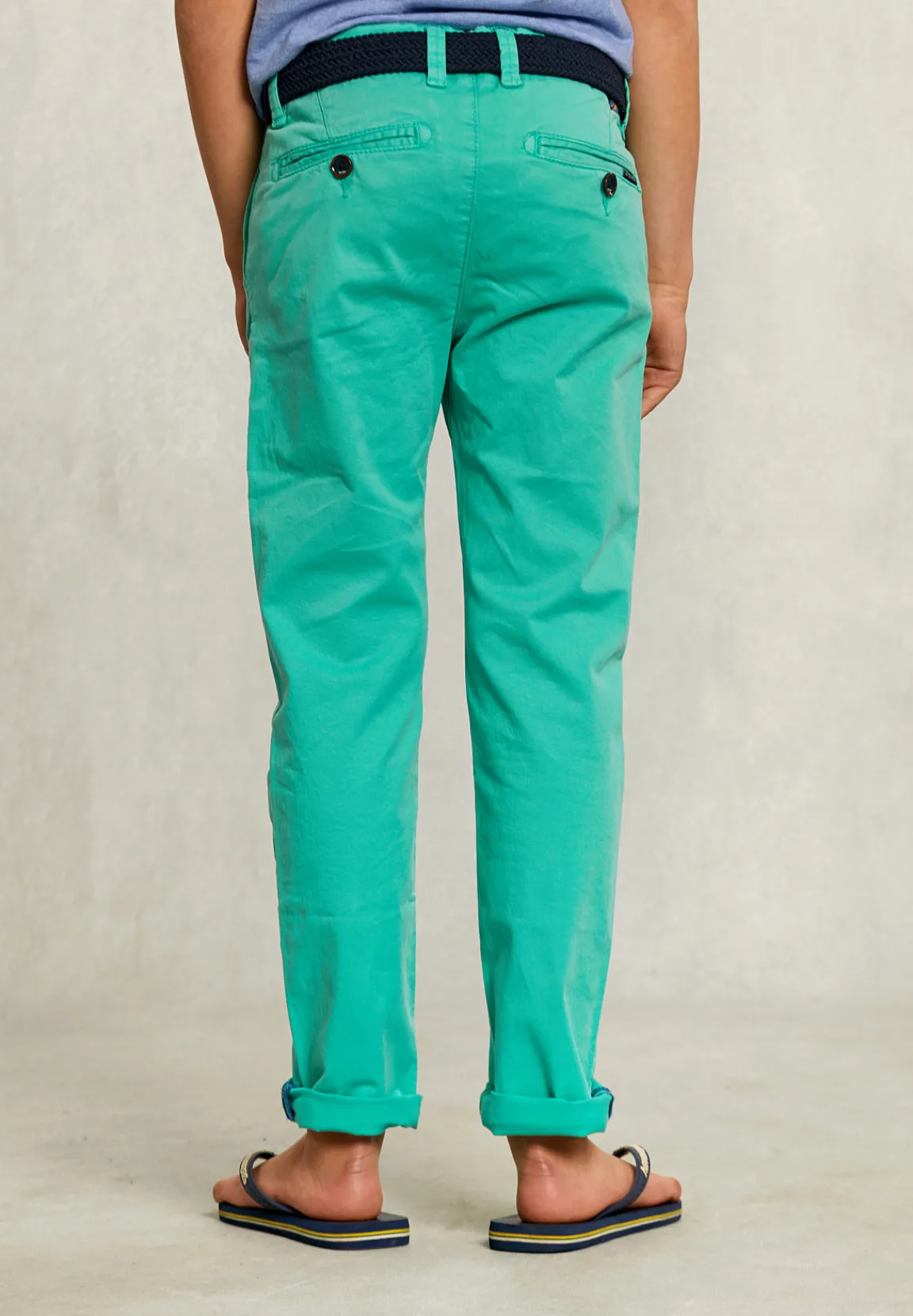 Sale River Woods Slim fit basic chinobroek moscow mule -