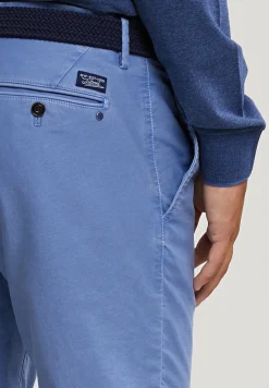 Best River Woods Slim fit basic chinobroek colorado blue -