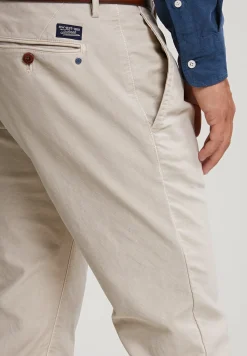 Clearance River Woods Slim fit basic chinobroek sand -