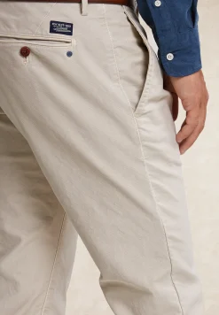 Sale River Woods Slim fit basic chinobroek sand -