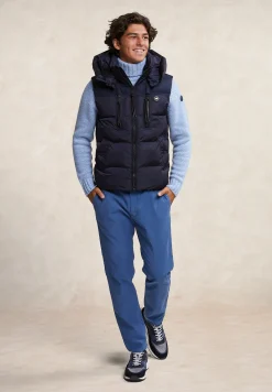 Best River Woods Slim fit basic chinobroek denim -