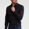 Discount River Woods Slim fit effen hemd blauw -