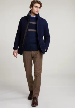 Best River Woods Slim fit effen hemd met zak blauw -