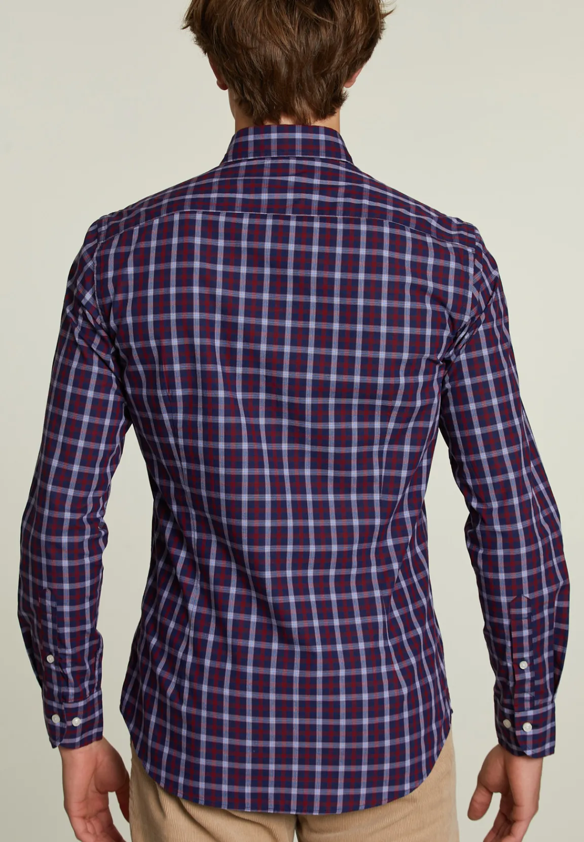 Sale River Woods Slim fit geruit hemd multi -