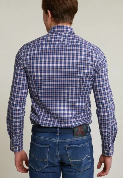 Outlet River Woods Slim fit geruit hemd multi -