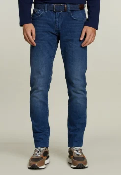 Outlet River Woods Slim fit jeans 5-zakken stone -