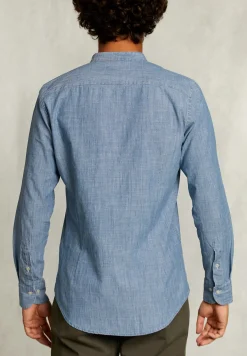 Best River Woods Slim fit jeanshemd medium bleach -