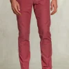 Discount River Woods Slim fit katoenen chino amaranth -