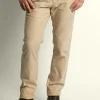 Fashion River Woods Slim fit katoenen chino coyote -
