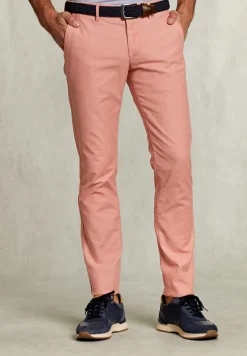 Discount River Woods Slim fit katoenen chino soil -