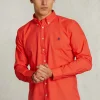 Discount River Woods Slim fit katoenen hemd pomegranate -