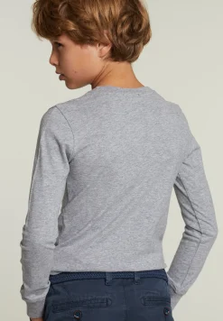 Hot River Woods Slim fit katoenen T-shirt pinguin mix -