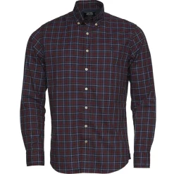 New River Woods Slim fit Princetonhemd in blauw -