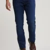 Outlet River Woods Slim fit stretch jeansbroek 5-zakken dark stone -