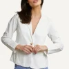 Fashion River Woods Sportieve blazer 2 zakken ecru -