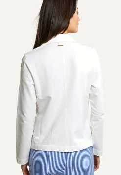 Fashion River Woods Sportieve blazer 2 zakken ecru -