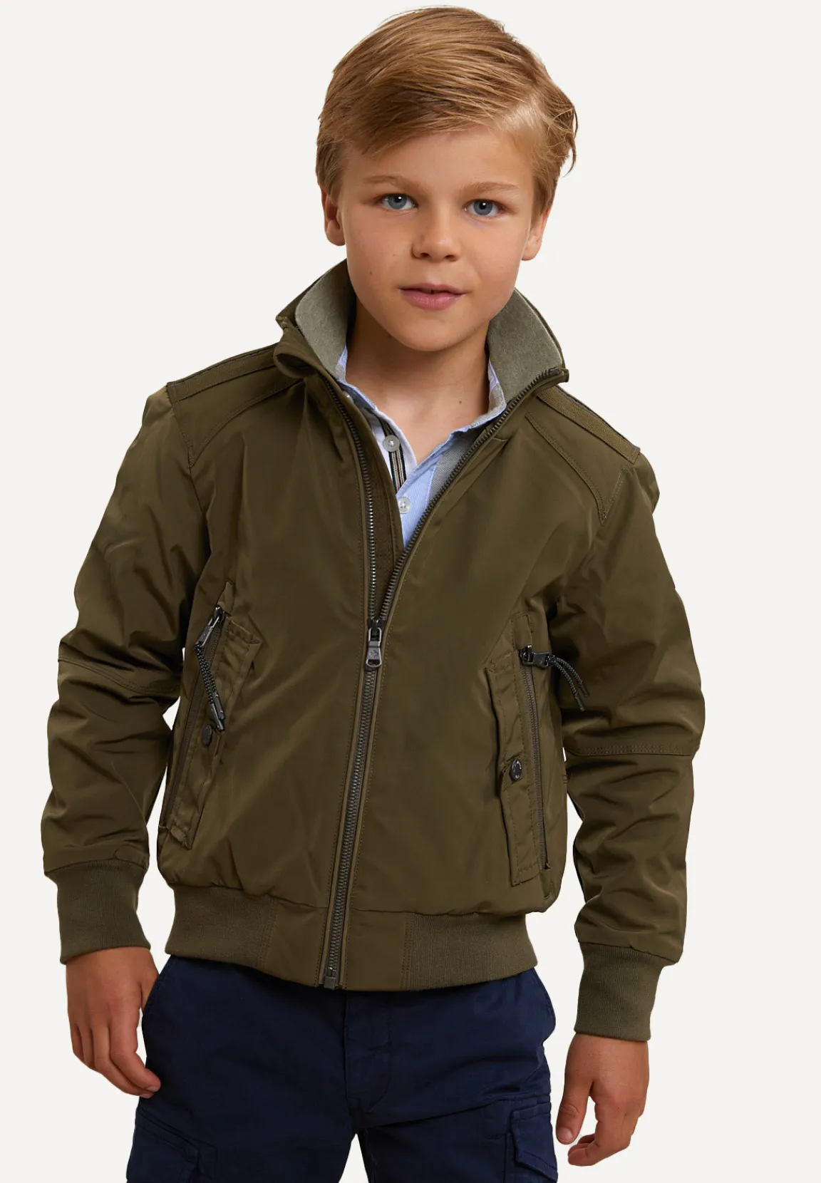 Best River Woods Sportieve jas kaki -