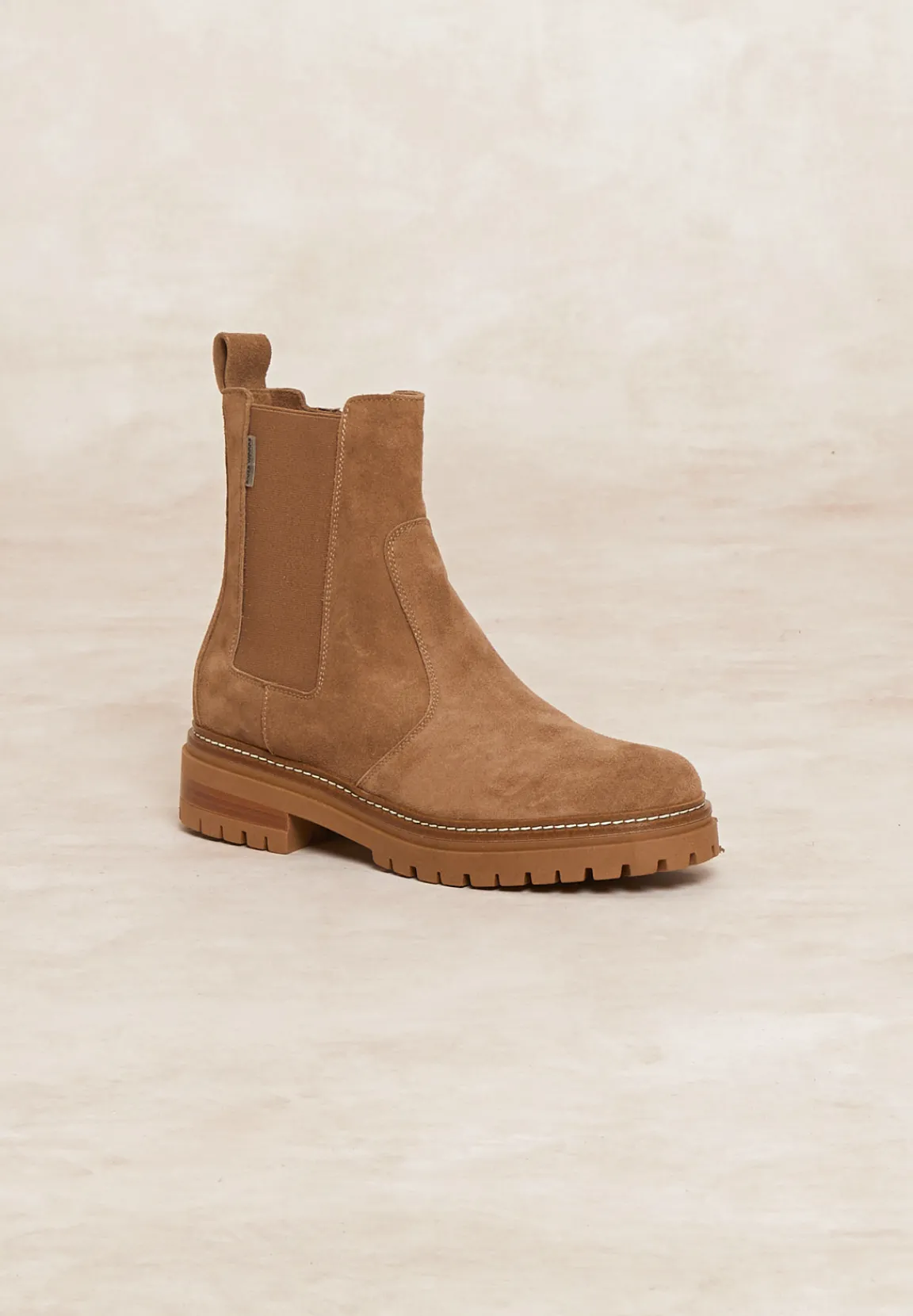 Online River Woods Suède enkellaarzen beige -