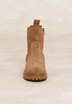 Online River Woods Suède enkellaarzen beige -