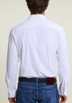 Best River Woods Technische stretch hemd wit -