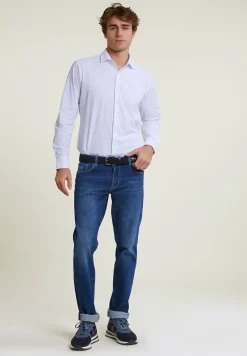Best River Woods Technische stretch hemd wit -