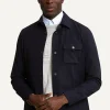 Discount River Woods Technische stretch jas borstzak dark navy -