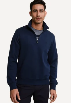 Fashion River Woods Techno fleece trui dark navy -