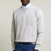 Discount River Woods Techno fleece trui ronde hals lt grey mix -