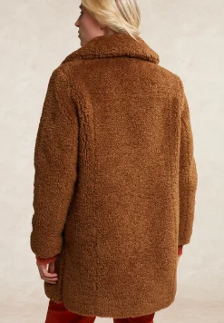 Outlet River Woods Teddymantel 2 zakken bruin -