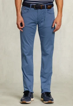 Hot River Woods Tight fit basic 5-pocket broek iconic blue -