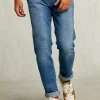 Fashion River Woods Tight fit basic 5-pocket jeansbroek light stone -