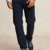 Best River Woods Tight fit basic stretch broek 5-zakken navy -