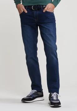 Hot River Woods Tight fit basic stretch jeans 5-zakken dark stone -