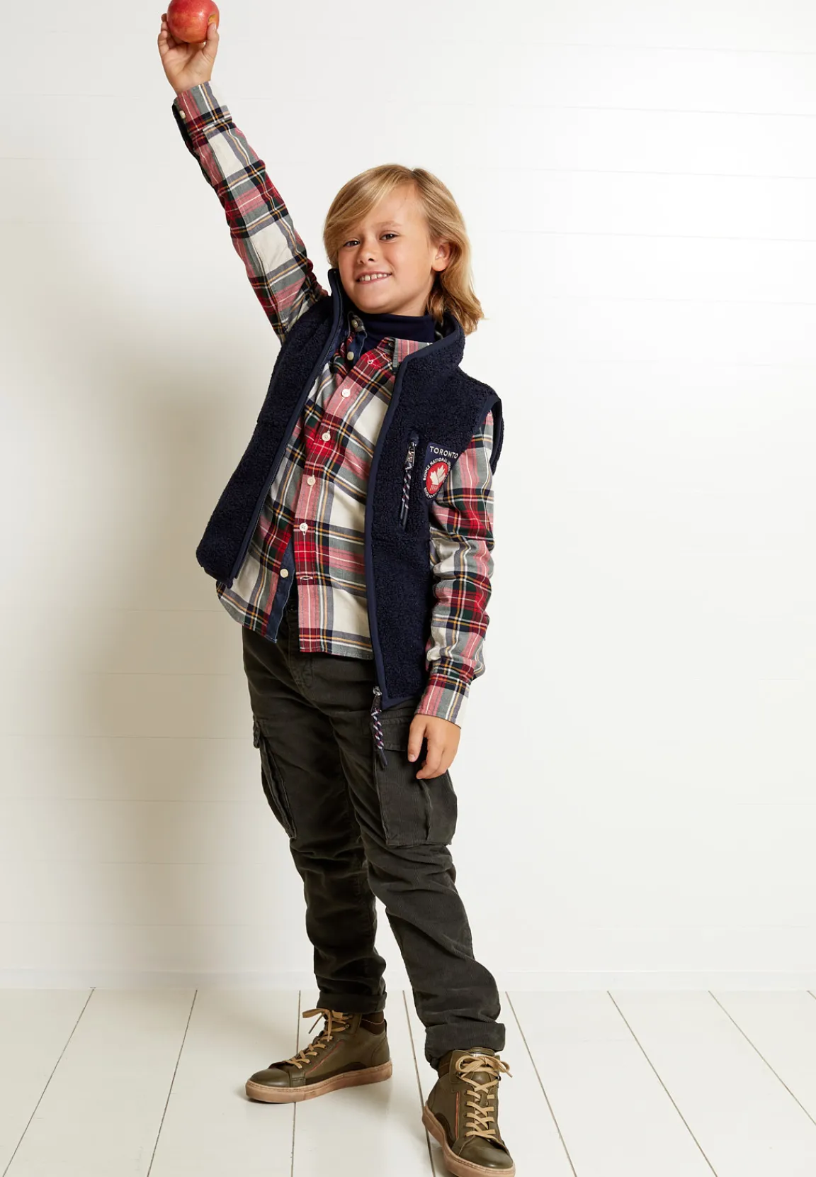 Online River Woods Tight fit cargobroek in groen -