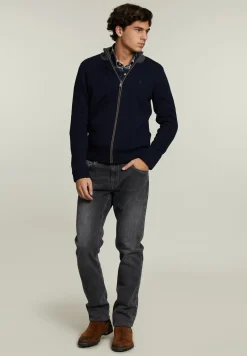 Best River Woods Tight fit jeans 5-zakken grijs -
